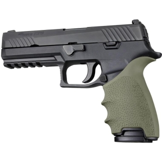 Hogue HandAll Beavertail Grip Sleeve Sig Sauer P320 OD Green
