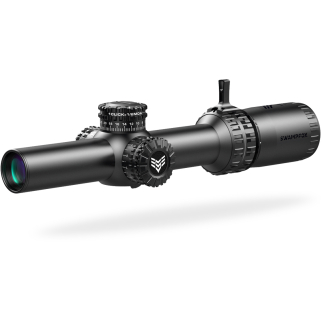 Swampfox Arrowhead LPVO Series Rifle Scope 1-10x24 30mm SFP Green IR MOA  Black