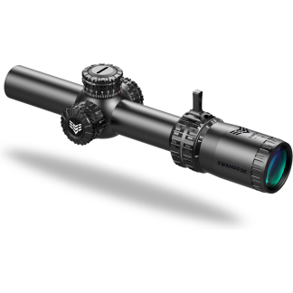 Swampfox Arrowhead LPVO Series Rifle Scope 1-8x24 30mm SFP IR Red MIL Black