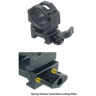 Leapers UTG 2-Piece Max Strength LE Grade Picatinny Rings - 22mm Width 1"  - Medium