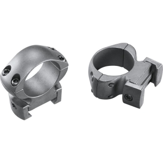 Weaver 2-Piece Grand Slam Steel Top Mount Scope Rings 1" High Matte (Windage Adjustable)