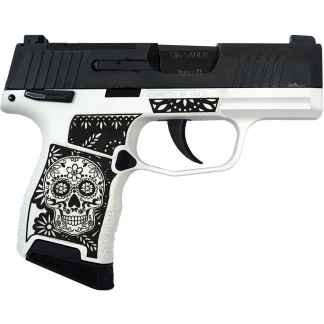 Sig Sauer Exclusive "Sugar Skull" P365 Optic Ready Handgun 9mm Luger 10rd Magazines(2) 3.1" Barrel X-RAY 3 Sights Manual Safety