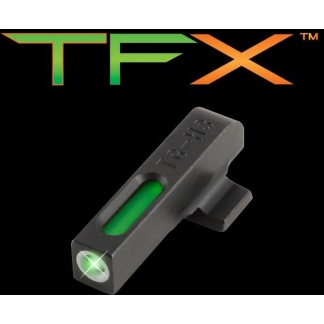Truglo TFX Tritium/Fiber-Optic Day/Night Sights Beretta PX4 Storm Excluding Compact (Front Sight Only) - White Outline Front/Rear Green