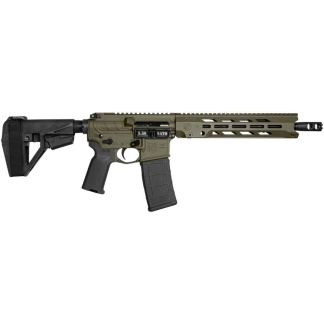 Diamondback Obsidian DB15 AR Pistol - OD Green | 5.56NATO | 11.5" Barrel | 11" M-LOK Handguard | SBA5 Brace