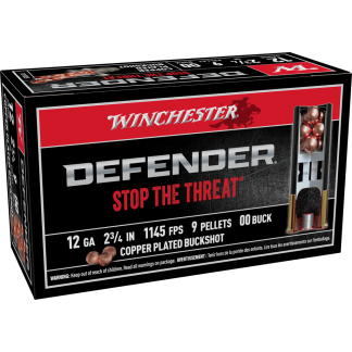 WINCHESTER DEFENDER 12GA 00BUCK 10RD BX