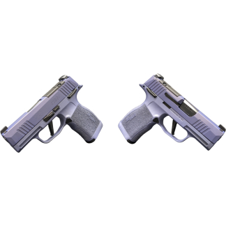 SIG SAUER P365X 2 TONE PURPLE 9MM PSTL 3.10" 2-12RD OPTIC RDY MANUAL SAFETY