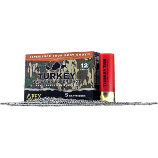 Apex Turkey TSS Greenleaf Shotgun Ammo 12 ga. 3 in. 2-1/4 oz. #9/10 shot 5 rd.