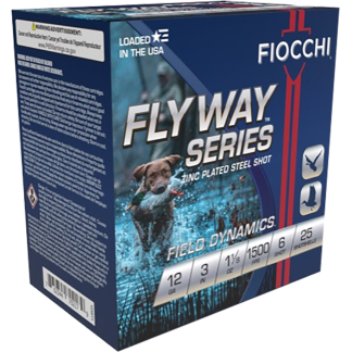 Fiocchi Flyway Shotgun Loads 12 ga. 3 in. 1 1/8 oz. 1500 FPS 6 Shot 25 rd.