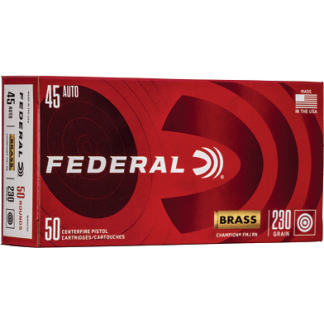 FED CHAMP 45ACP 230GR FMJ BRSS 50/1