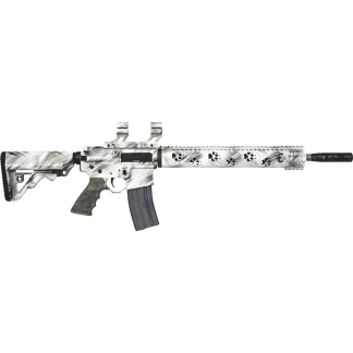 RRA LAR15 PREDATOR2 223 WYLDE - W/SCOPE MOUNT 16" BBL GHOST