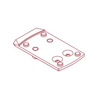 ZRO Delta MODULUS Mounting Plate - SHIELD