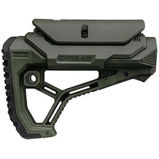 Fab Defense GL-CORE CP Buttstock with Adjustable Cheek-Rest for Milspec and Commercial Tubes OD Green