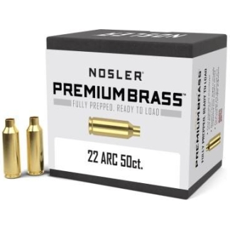 Nosler Unprimed Boxed Brass 22 ARC (50ct)
