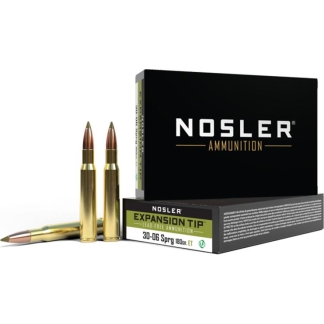 Nosler ETA Rifle Ammunition .30-06 Sprg 180gr ET 2750 fps 20/ct