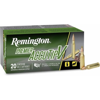 Remington Premier AccuTip Varmint Rifle Ammunition .221 Fireball 50 gr ATV 2995 fps 20/ct