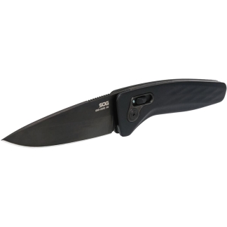 SOG Knives One Zero AU 3 1/10" Blade Black and Chrome