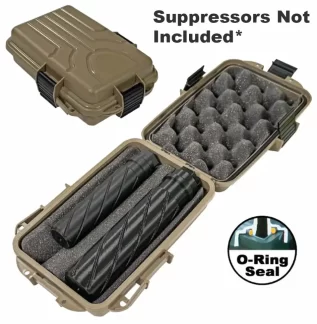MTM SC2 SUPPRESSOR PROTECTOR 2, DARK EARTH, HEAT TESTED FOAM