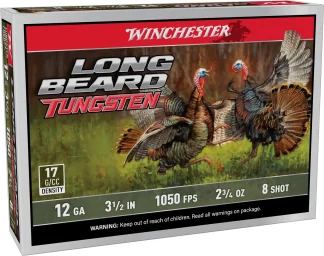 WINCHESTER 12 GA 3-1/2" #8 LONG BEARD TS17 2-3/4 OZ 5RD/BX 10BX/CS