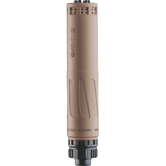 DEAD AIR RXD910TI 9MM SUPPRESSOR FDE 9MM OPTIMIZED, 10MM CAPABLE GMS, 1/2X28 PISTON