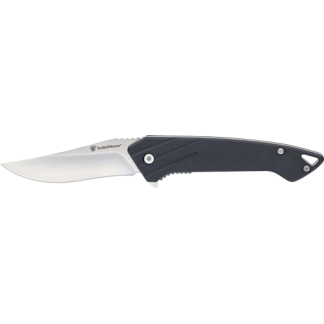 S&W KNIFE BLACK OPS RECURVE - FOLDER 3" SS/BLACK DROP POINT