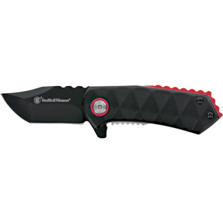S&W KNIFE 24/7 SPRING ASSIST - 1.9" BLACK/BLACK LINER LOCK