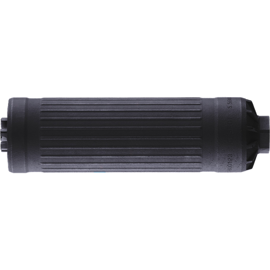 1214468_1 | ATFirearms Dead Air CT5P Patrol suppressor 5.56 1/2-28 direct thread black side view