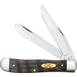 CAE TRAPPER BLK CURLY OAK WOOD