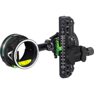 Axcel Driver Plus Slider Sight CK w/AVX-31 Scope Midnight Cerakote .019 Single Pin Green Picatinny