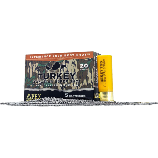 Apex Turkey TSS Greenleaf Shotgun Ammo 20 ga. 3 in. 1-5/8 oz. #9/10 shot 5 rd.