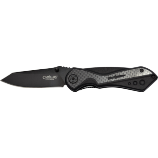 CAMILLUS MACHINE FOLDING KNIFE - 2.78" SS BLADE CARBON FIBER BL