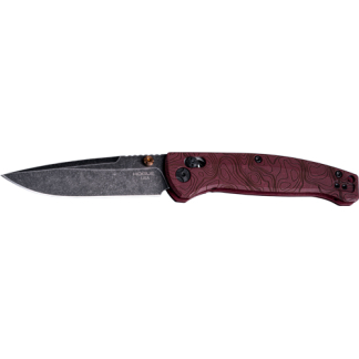 HOGUE MYSTO 3.4" ABLE LCK FLDR - CLIP POINT STONEWASH REDSTONE