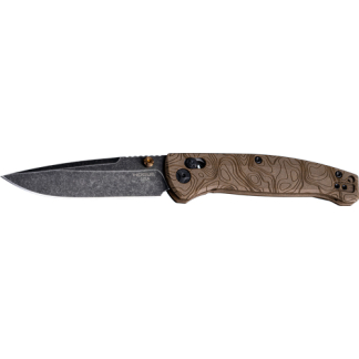 HOGUE MYSTO 3.4" ABLE LCK FLDR - CLIP POINT STONEWASH EARTH