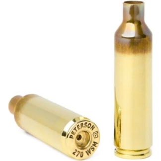 PETERSON UNPRIMED CASES - 270 WSM 50PACK 10BX/CS