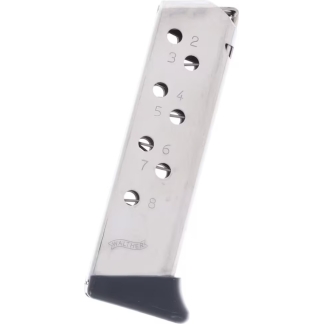 WALTHER ARMS MAG PPK/S 32ACP 8RD NICKEL FR