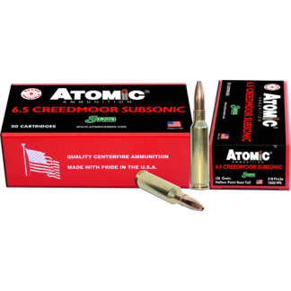ATOMIC 6.5 CM 130GR SUBSONIC - HPBT 20RD 10BX/CS