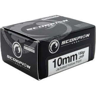 SCORPION 10MM - 180GR JHP 20RD 10BX/CS