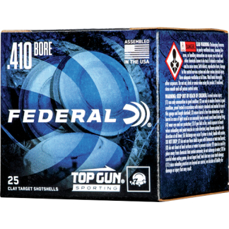 FEDERAL TOP GUN 410 2.5" 1/2OZ - #8 1330FPS 250RD CASE LOT