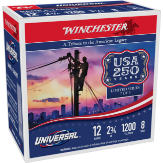 WINCHESTER LIGHT TARGET 12GA - 2.75" 1-1/8 #8 200RD CASE