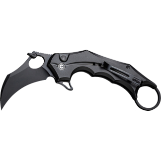 CIVIVI KNIFE INCISOR II 2.02" - BLACK ALUMINUM/BLACK V-BLADE