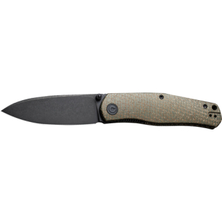 CIVIVI KNIFE SOKOKE 3.35" - GREEN BURLAP MICARTA/BLACK