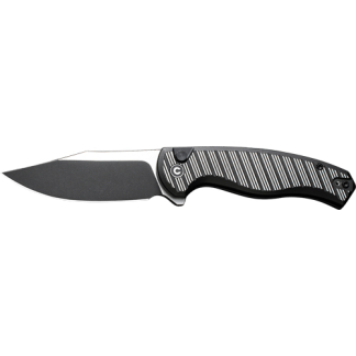 CIVIVI KNIFE STORMHOWL 3.3" - BLACK ALUMINUM/BLACK STONEWASH