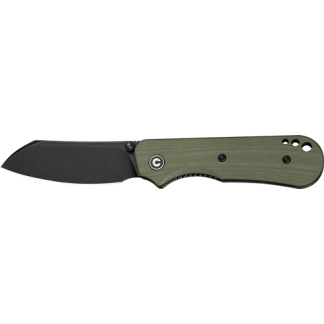 CIVIVI KNIFE CRABBY 2.7" G-10 - OD GREEN BLACK STONEWASH