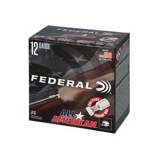 FED ALL AMER 12GA 2.75" 1 1/8OZ #7.5