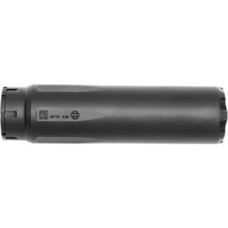 Gemtech Abyss 5.56 suppressor black 6.2 inch side view