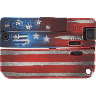 TRAILBLAZER LIFECARD 22WMR - SINGLE SHOT AMERICAN FLAG