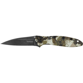 KERSHAW LEEK 3" KINGS CAMO BLKWASH