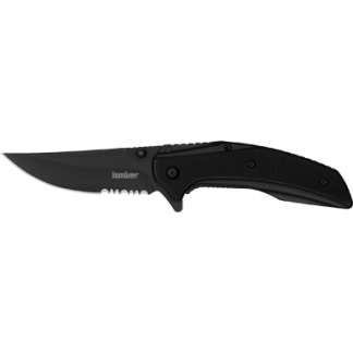 KERSHAW OUTRIGHT BLK SERR 3" BLK/PVD