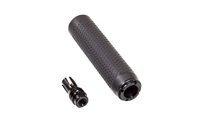 RAFLS5TI_3-2jpg | ATFirearms Radical Defense LS5-TI 5.56 suppressor in black with flash hider attached