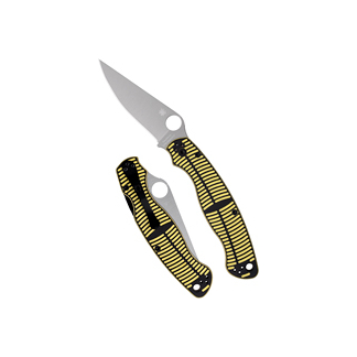 SPYDERCO MILITARY 2 SALT 4" YLW/BLK