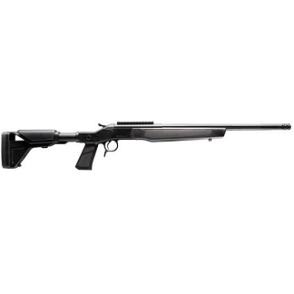 CVA Scout XP Rifle 45-70 Govt Single Shot 20" Threaded Fluted Stainless Steel Barrel w/Graphite Black Stock